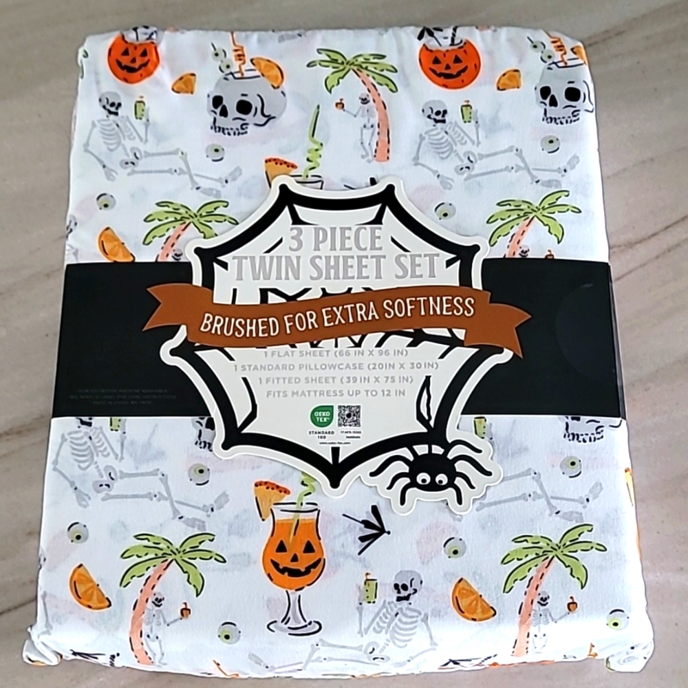 Envogue Halloween Twin Sheet Set